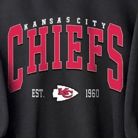 Vtg Kansas City Football Crewneck, Kansas City Football Sweatshirt, Football - Picture 2 of 4
